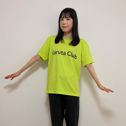 Karuta Club ドライTシャツ (ライトグリーン)