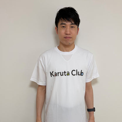 Karuta Club ドライTシャツ (ホワイト)