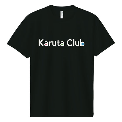 Karuta Club ドライTシャツ (ブラック)