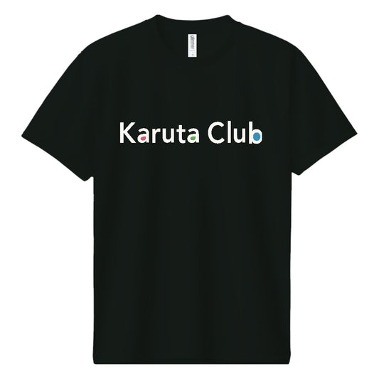 Karuta Club ドライTシャツ (ブラック)