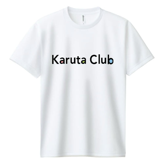 Karuta Club ドライTシャツ (ホワイト)